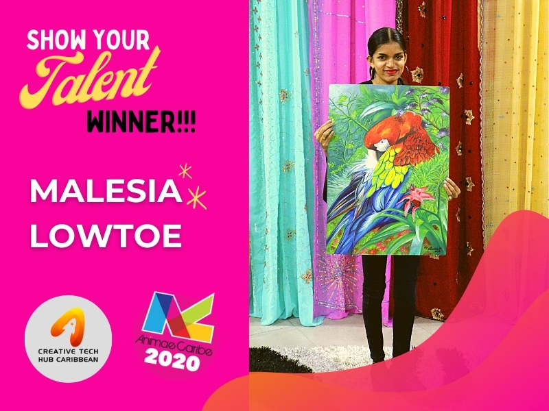 WINNER Show Your Talent Malesia Lowtoe Animae Caribe Creative tech Hub Caribbean Website